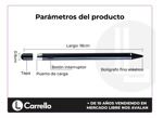 Lápiz Óptico Carrello Capacitivo Universal Para Tablets y Celulares