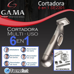 Afeitadora Cortadora 6en1 Gama Se2301 Cabello Nariz Oreja