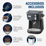 Cafetera Espresso y Cappuccino Oster c/Espumador de Leche