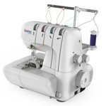 Máquina De Coser Overlock Lumina Point 4 Hilos Blanca