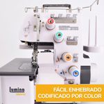 Máquina De Coser Overlock Lumina Sienna 4 Hilos