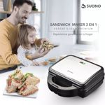 Sandwichera Waflera 3 En 1 Suono Antiadherente Acero Inox