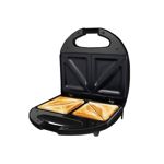 Sandwichera Kanji 700W Antiadherente Negro