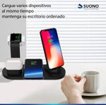 Base De Carga Suono Múltiple 4 En 1 Usb