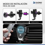 Soporte Cargador Celular Para Auto Fast Carger 360º