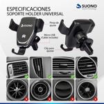 Soporte Cargador Celular Para Auto Fast Carger 360º