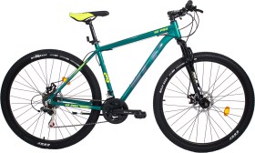 Bicicleta Mountain Bike 10 Rodado 29 Verde Amarillo SLP