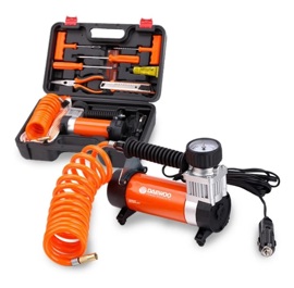 Kit Compresor Aire Portatil  Dw55P 12V 110Psi Maleti...