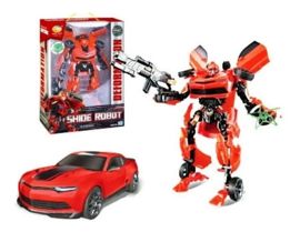 Juguete Niño Robot Transformable En Auto Explorer Fa...