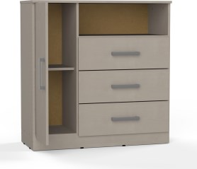 COMODA 77 3C 1P ABEDUL MUEBLES ORLANDI