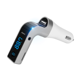 Receptor Bluetooth Usb Auto Microfono Manos Libres F...