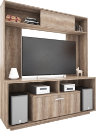 Modular Para Tv Londres 860 Roble Nebraska Gris 