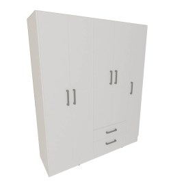 Placard 5 Puertas de 151 Cm Bahia  3512 Blanco MUEBLES ORLANDI