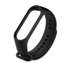 Malla De Goma Silicona Para Mi Band 7  Negro Origina...