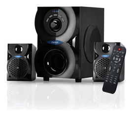 Parlantes 2.1 Bluetooth Noga Spark Music Usb Fm Inal...