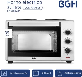 Horno Eléctrico Grill Bhe35s22a 35 Litros 1600 W Con...