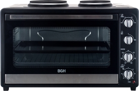 Horno Eléctrico Grill BHE64M20A 63 Litros Con Anafes Negro BGH