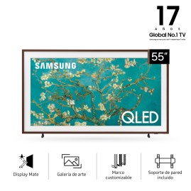 Smart Tv  55 Pulgadas Qled 4K Ultra Hd Con Marco Nog...