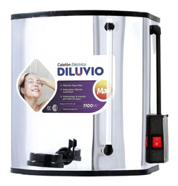 Calefon Diluvio Eléct. D20max 1100W A.Inox Color Ace...