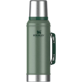 Termo  950Ml Con Manija Y Tapón Cebador  Verde