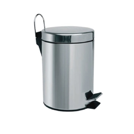 Tacho Basura Acero Inox  Baño Cocina Cesto 5 L  C500...