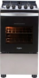 Cocina Multigas 50 CM 4 Hornallas Wfo4nbr Inox WHIRLPOOL