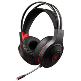 Headset Gaming  Hs999 Con Retroiluminación Led Roja