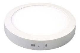 Plafón Led Base Redonda 18W Luz Fria  (6833)