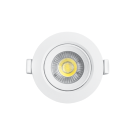 Spot Embutir Led 7W 520Lm Blanco  Luz Calida 3000K