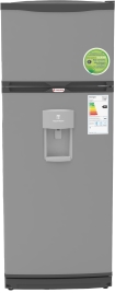 Heladera Con Freezer CONQUEROR 329 Litros Con Dispenser Plata 2F-1600PDa