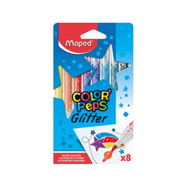 Marcadores Con Glitter Color Peps Maped X 10