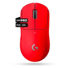 Mouse Gamer Inalambrico Pro X Superlight Rojo