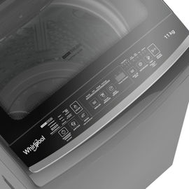 Lavarropas Whirlpool Carga Superior 11KG Gris Oscuro