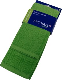 Repasador Pack X2 Arcoiris Maku Verde 