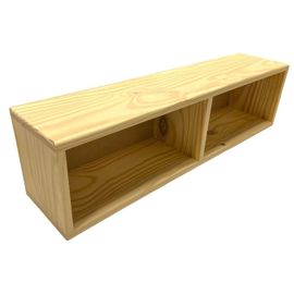 Mueble Flotante Rack Tv Con Fondo En Madera  Listo P...