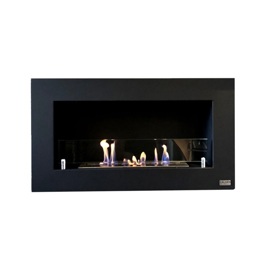 Chimenea Hogar Modelo Paris Black Bioetanol 90Cm