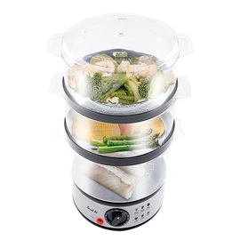 Vaporera Electrica SmartTek 400W Cocina Sano Sopa Ar...