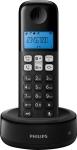 Telefono Inalámbrico D1311/77 Negro PHILIPS