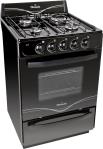 Cocina FLORENCIA 5517F Multigas Con 4 Hornallas Negro