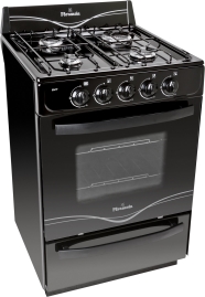 Cocina  5517F Multigas Con 4 Hornallas Negro